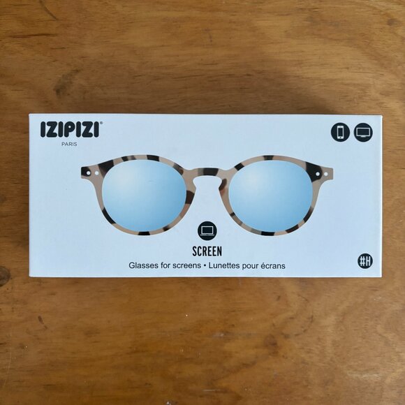 NIB! MoMA IZIPIZI Screen Glasses Pantos Round Shape in Light Tortoise - Picture 1 of 6